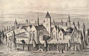 Abbey of St Martin-des-Champs, 1915 av Unbekannt