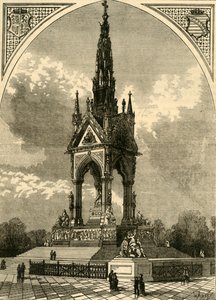 Albert Memorial, c1876. av Unbekannt