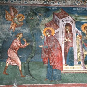 Bebådelsen till Saint Anne, 1300-talet av Unbekannt