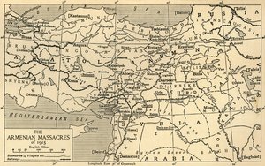 De armeniska massakrerna 1915, första världskriget, c1920. av Unbekannt