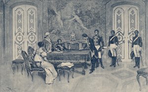 Arresteringen av Ferdinand, 1807, 1896. av Unbekannt