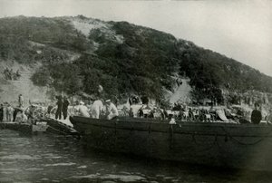 Den australiska landningsplatsen i Gaba-Tepe, 1919. av Unbekannt