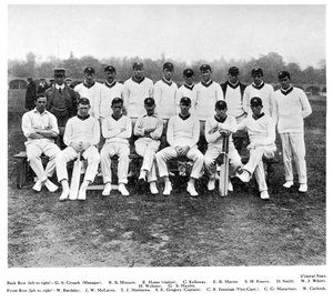 Det australiska cricketlaget 1912 av Unbekannt
