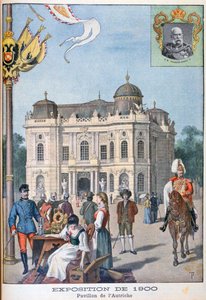 Den österrikiska paviljongen vid världsutställningen 1900, Paris, 1900 av Unbekannt