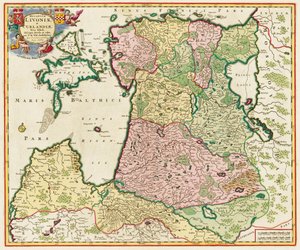 Östersjön Från: Nova Tabula, 1705 av Unbekannt