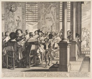 Banketten för den förlorade sonens återkomst, ca. 1636. av Unbekannt
