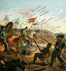 Slaget vid Hastings, 1066, c1850 av Unbekannt
