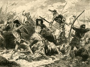 Slaget vid Agincourt, 1415, 1890. av Unbekannt