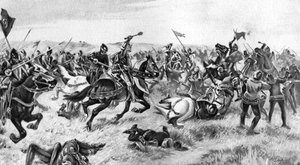 Slaget vid Agincourt, 25 oktober 1415, 1910 av Unbekannt