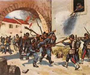 Slaget vid Sedan, 1 september 1870, 1936. av Unbekannt