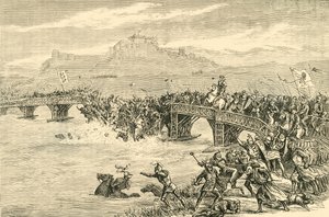 Slaget vid Stirling Castle, 1297 1890. av Unbekannt