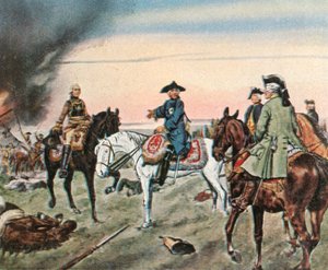 Slaget vid Zorndorf, 25 augusti 1758, 1936. av Unbekannt