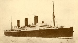 Berengaria Cunard-linjen, 52 700 ton, c1930. av Unbekannt
