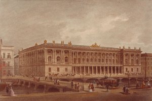 Berlinbörsen vid Burgstrasse, slutet av 1860-talet-början av 1870-talet av Unbekannt