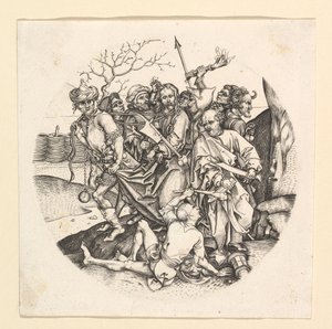 Kristi svek kopia i rundel, ca. 1435-1491. av Unbekannt