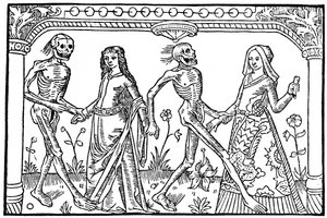 Bruden, glädjens dotter och deras döda jag, 1486 1964 av Unbekannt
