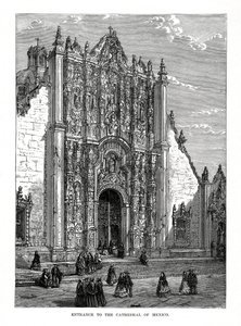 Katedralen, Mexico City, Mexiko, 1800-talet av Unbekannt