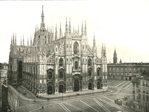 Katedralen, Milano, Italien, 1895. av Unbekannt