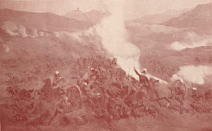 Kavalleriets anfall vid Balaclava, 1854 1909 av Unbekannt