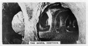 The Caves, Hastings, Sussex, c1920-talet av Unbekannt