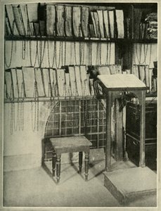 The Chained Library of Minister Church i Wimborne, i Dorset, c1948. av Unbekannt