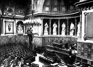 Die Kammer des französischen Senats, Paris, Frankreich von Unbekannt