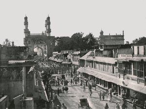 The Char Minar, Hyderabad, Indien, 1895. av Unbekannt