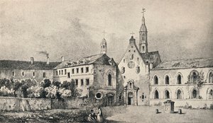 Kyrkan och klostret Petits Augustins, 1915 av Unbekannt