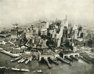 Staden New York sett från luften, 1936. av Unbekannt