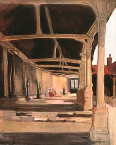 Klostret, Montevilliers, c1900. av Unbekannt