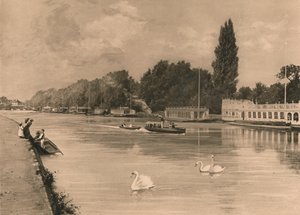 College Barges i Oxford, 1902 av Unbekannt