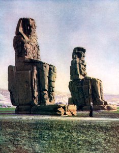 Memnonkolosserna, Thebe, Egypten, 1933-1934 av Unbekannt