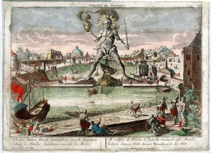 Kolossen på Rhodos, 1760 av Unbekannt