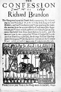Richard Brandons bekännelse, 1649 av Unbekannt