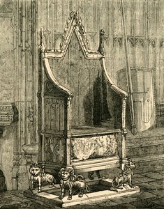 Kröningsstolen, 1881. av Unbekannt