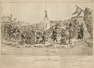 Kontrarrevolutionen, 1791. av Unbekannt