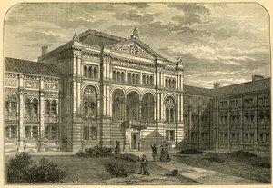 Court of the South Kensington Station, c1876. av Unbekannt