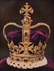 The Crown of England, St Edwards Crown, c1937 av Unbekannt