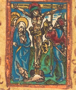Korsfästelsen, ca. 14901500. av Unbekannt