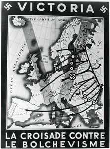 Korståget mot bolsjevismen, Vichy fransk propagandaaffisch, 1941