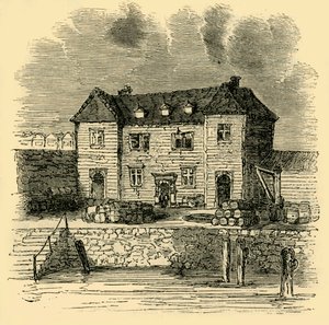 Tullhuset - Elizabeths tid, c1872. av Unbekannt