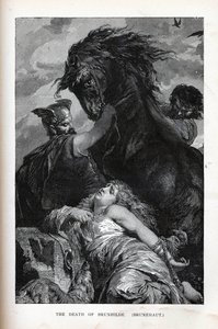 Brunhildes död, Brunehaut, 1882 av Unbekannt
