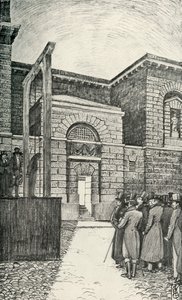 The Debtors Door, Newgate Prison, London, 1821, 1938 av Unbekannt