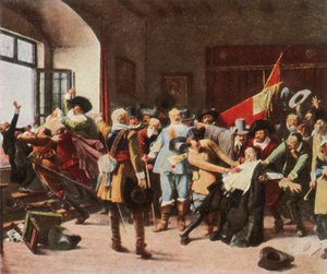 Prags försvar, 23 maj 1618, 1936. av Unbekannt