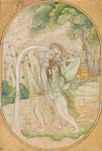 Nedstigningen av Ganges, ca. 1800. av Unbekannt