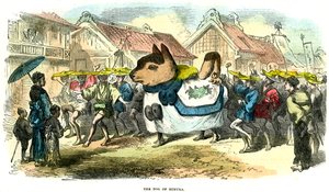 The Dog of Himura, Japan, 1872 av Unbekannt