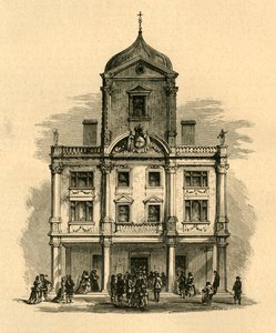 Dorset Gardens Theatre, Whitefriars, 1897. av Unbekannt