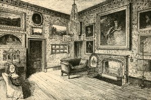 Salongen i Abbotsford, 1882. av Unbekannt