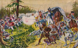 Hertigen av Cornwalls lätta infanteri... vid Brandywine, 1777, 1939 av Unbekannt