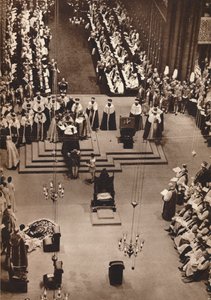 Hertigen av Kent hyllar den nykrönade kung George VI, 1937 av Unbekannt